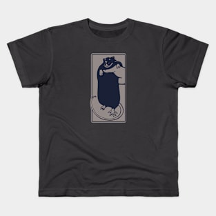 Minimal stylized illustration for rodent fans Cute rat pet Kids T-Shirt